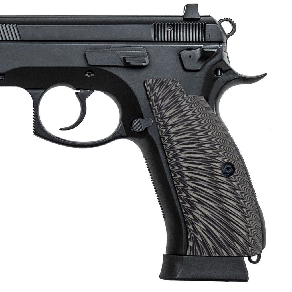Guuun CZ 75B Grips Full Size G10 CZ75 SP-01 Pistol Grip Sunburst Texture - SP1 S - Guuun Grips