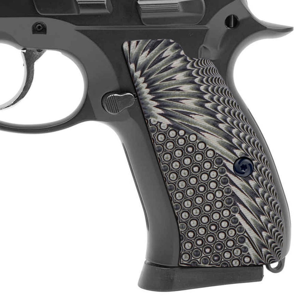 Guuun CZ75 Compact Grips G10 OPS Texture fit CZ P-01 Canik55 PCR CZ85 Compact SPC A - Guuun Grips