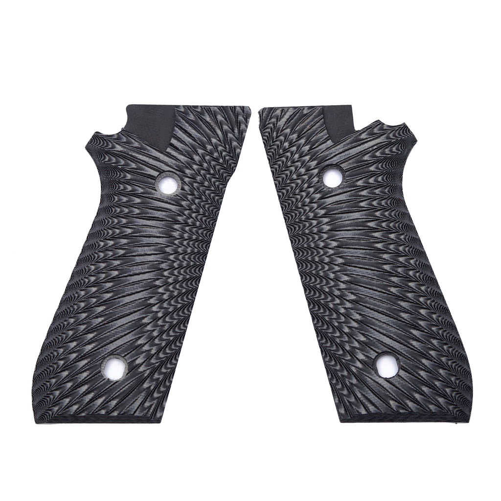 G10 Grips for Taurus PT92 - Starburst Texture Compatible with PT 92/99/100/101 Pistol and Decocker - T2-S - Guuun Grips
