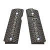 G10 Pistol Grips for 1911 Compact Officer 1911 Sunburst Texture - 9 Color Options - H1C-S - Guuun Grips