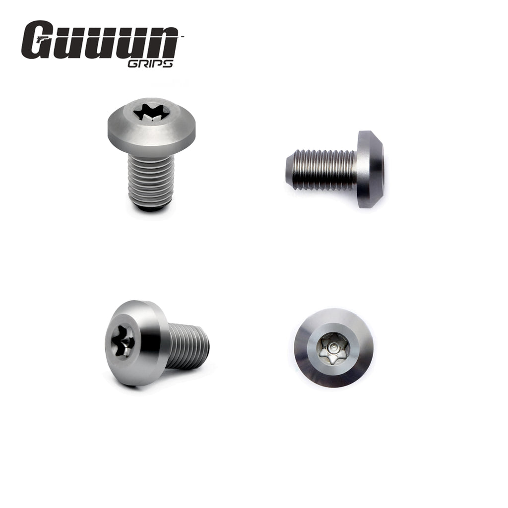 Guuun 1911 Grips Screws, 4 O Rings, T10 Torx Key, 4 Stainless Steel Screws Fancy 1911 Screws H1-Screw-GK - Guuun Grips