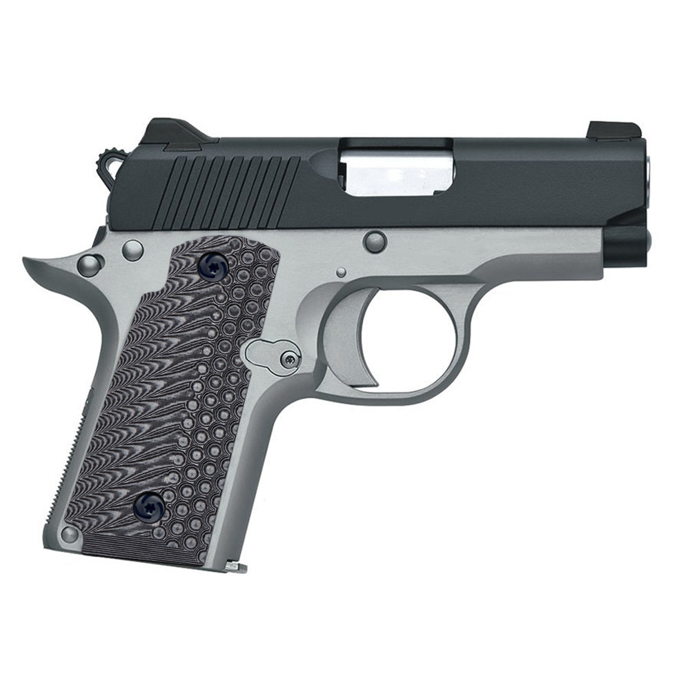 Guuun Kimber Micro Carry 380 ACP G10 Grips with Ambi, OPS Tactical Texture K3-LX - Guuun Grips