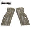 Guuun G10 Grips for Large Frame Tanfoglio Diamond Cut Texture Medium size T95-DM - Guuun Grips