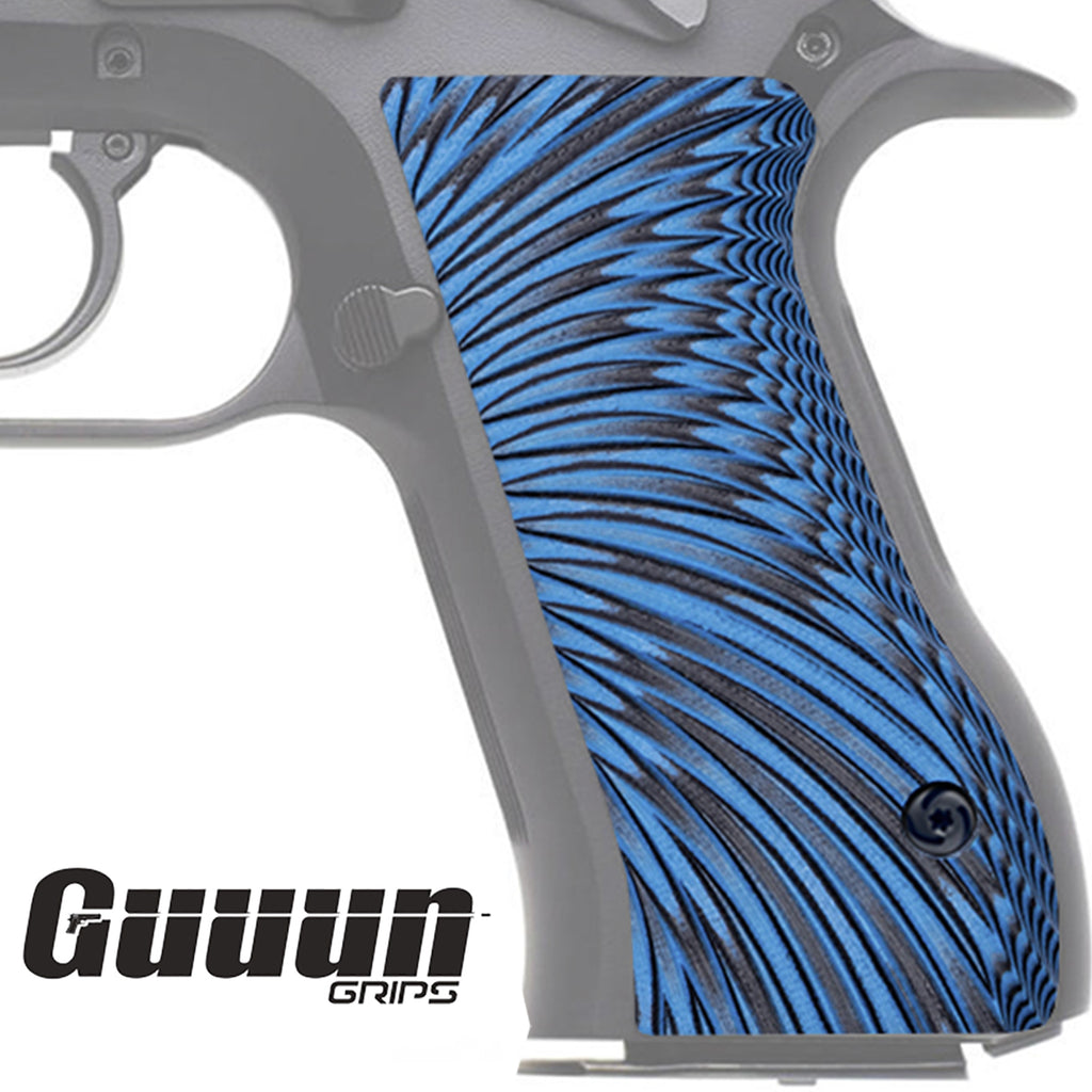 Guuun G10 Grips for Jericho 941 F9 OPS Starburst Texture - 5 Color Options JLK-S - Guuun Grips