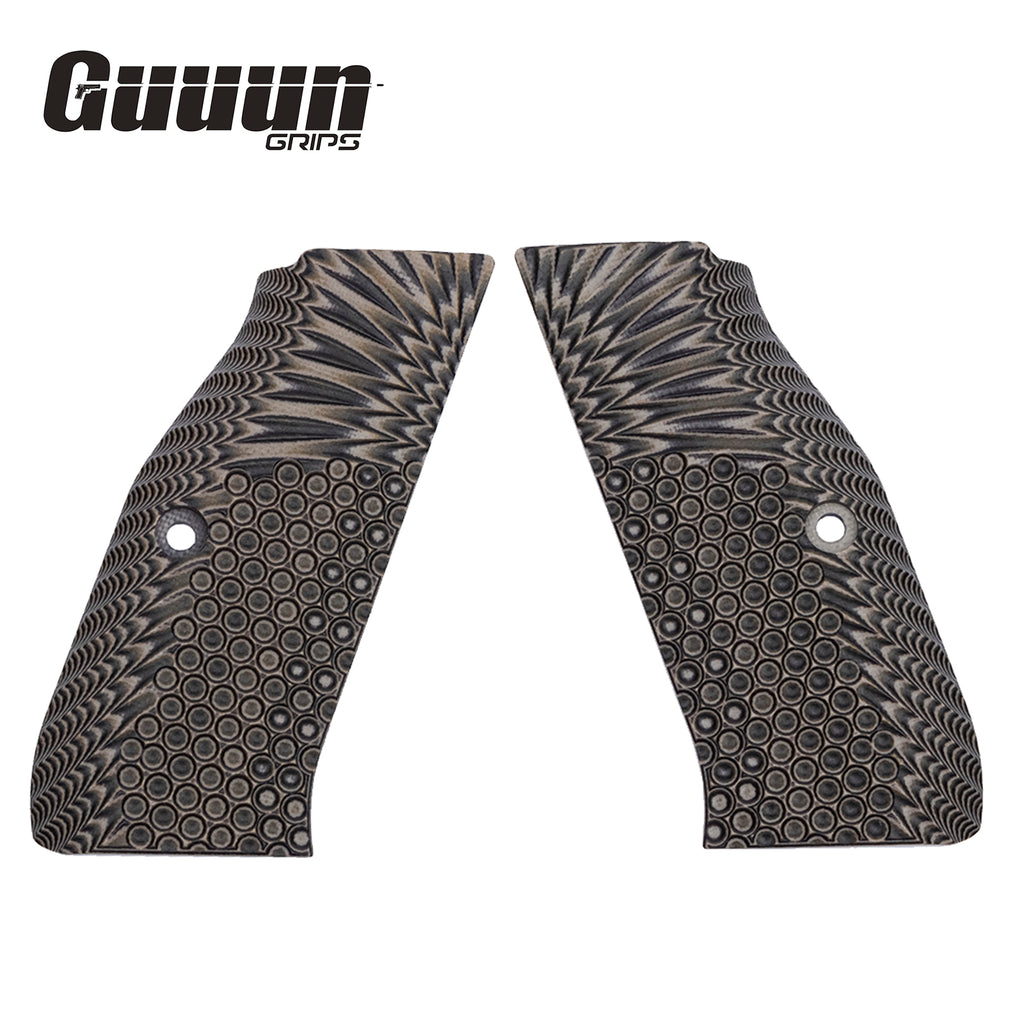 Guuun G10 Grips for CZ Shadow 2 Tactical CZ-75 Standard OPS Eagle Wing Texture SP2-A - Guuun Grips