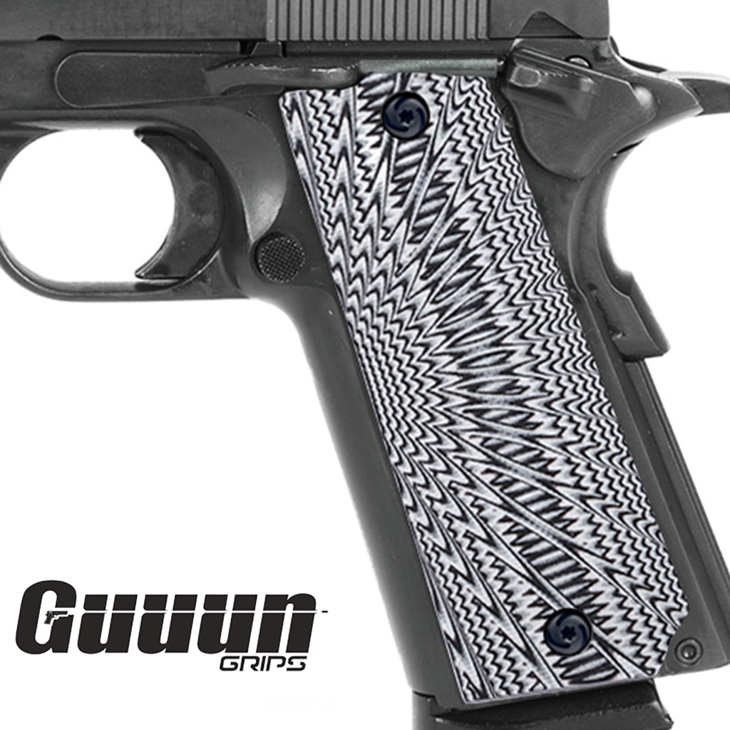 Guuun G10 Grips for Llama MAX-1 C/F or L/F, OPS Starburst Texture LL2-GS - Guuun Grips