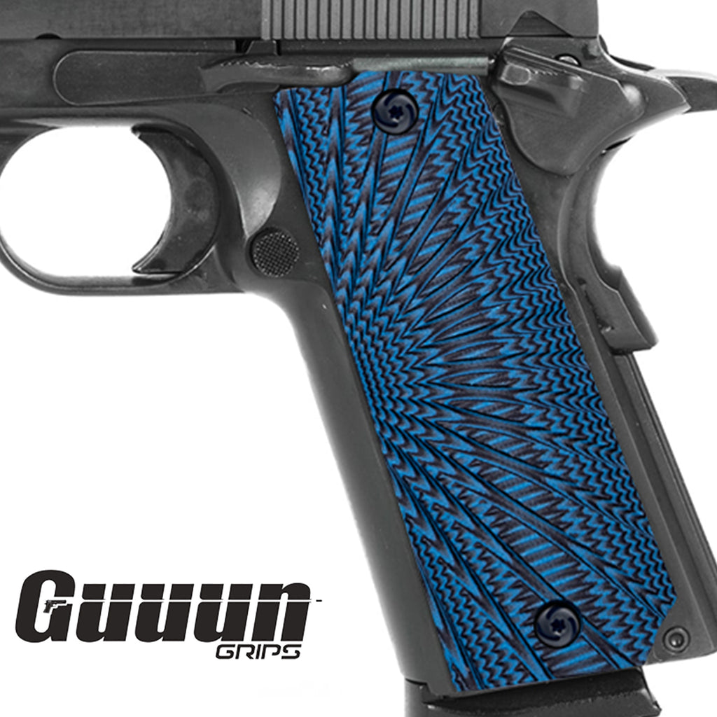 Guuun G10 Grips for Llama MAX-1 C/F or L/F, OPS Starburst Texture LL2-GS - Guuun Grips
