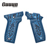 Guuun G10 Grips for S&W Victory 22 SW22 Grips, OPS Crosshatch Texture V22-JX - Guuun Grips