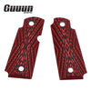 Guuun Kimber Micro Carry 380 ACP G10 Grips with Ambi, Aggressive OPS Crosshatch Texture K3-X - Guuun Grips