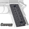 Guuun G10 Grips Subcompact para Ordnance 1911 Carry 9 C6 LDA Diamond Cut Texture PC6-AD - Guuun Grips