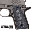 Guuun Kimber Micro Carry 380 ACP G10 Grips with Ambi, Sunburst Tactical Texture K3-S - Guuun Grips